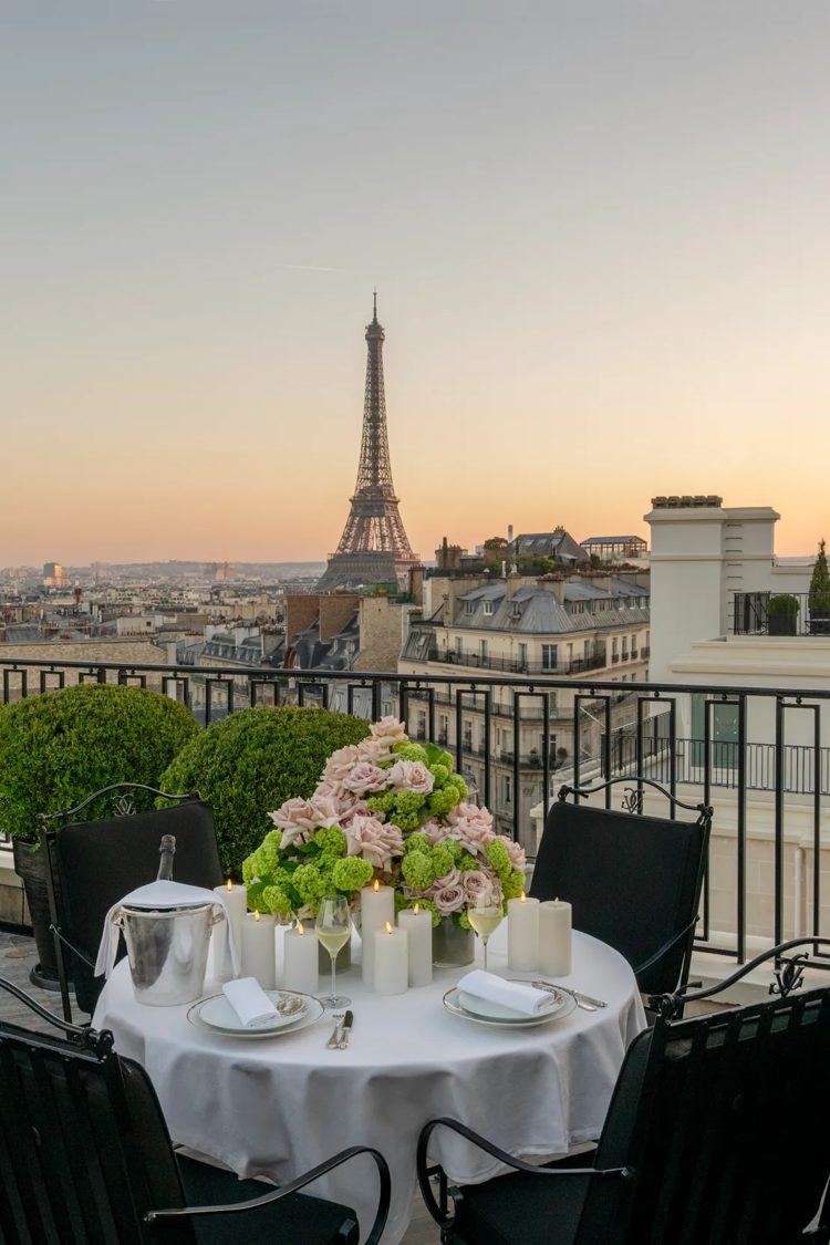 Terrace above Paris